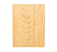 ZythrXLate Scheda di Progettazione delle Perline Set di vassoi Versatili da 1 Pezzo for Gioielli Fai-da-Te, Superficie Floccata Ecologica for Braccialetti e collane Artigianali