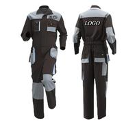 ZYWEHC Tute da Lavoro Multitasche da Uomo con Logo Personalizzato, Divise da Lavoro Personalizzate da Officina per Elettricista Saldatore Operaio Edile Pittore Color3,S