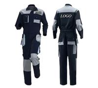 ZYWEHC Tute da Lavoro Multitasche da Uomo con Logo Personalizzato, Divise da Lavoro Personalizzate da Officina per Elettricista Saldatore Operaio Edile Pittore Color2,5XL