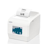 ZYWELL Stampante termica per ricevute ZY908, funziona con Linux/Mac/Win/Square Register, stampante LAN per ricevute da 80 mm per piccole imprese/ristoranti (bianco)