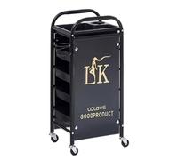ZYWMZJ Carrello for salone con ruote, stazione mobile con cassetto e porta asciugacapelli, portatile for salone, spa e studi di tatuaggi carrello portaoggetti