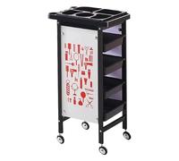 ZYWMZJ Carrello For Salone Di Bellezza A 5 Ripiani Con Cassetti - Carrello Multiuso For Parrucchiere E Spa Con Ruote E Porta-apparecchi For Strumenti For Tatuaggi carrello portaoggetti