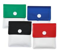 ZYWQ Posacenere Tascabile, Posacenere Tascabile Portatile, Posacenere Riutilizzabile in PVC Ignifugo e Antiodore per Fumatori, Viaggi All'aperto, 4 Pezzi