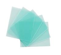ZYWUOY 10 Lenti per Casco da Saldatura, 120 x 95 mm, plastica Resistente alle Alte Temperature, Piastra Protettiva Trasparente, Lente di Ricambio per saldare Il Foglio Protettivo Esterno o Interno d