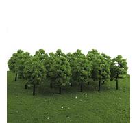 ZYWUOY 100pcs Modello Treno Scenario Modello Alberi, HO 1/100 Scala Wargame Paesaggio Giocattolo Albero Artificiale Treno Ferrovia Scenario Architettura Albero