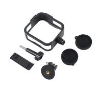 ZYWUOY Custodia con lunetta in ABS per GoPro Max 2, telaio protettivo con copriobiettivo e supporto per scarpa fredda, custodia resistente per accessori per action camera