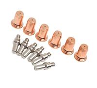 ZYWUOY Kit di 10 pezzi di materiali di consumo per taglio al plasma con ugelli piatti da 1,1 mm per PowerPlasma 50S/60S, PowerPro 205Si/256Si, Forcecut 62i, HeroCut CUT55