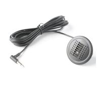 ZYWUOY Microfono da auto cablato da 3,5 mm per sistemi di navigazione radio Android, compatibile con BMW Mercedes-Benz per Skoda Multivan, alloggiamento in ABS, cavo grigio