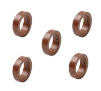 ZYWUOY Plasma Swirl per anello per torce da taglio al plasma PT80, IPT-80, PTM-80 e PTM80, confezione da 5 pezzi di ricambio in ottone, dimensioni standard, marrone