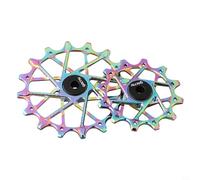 ZYWUOY Puleggia 12T+16T per deragliatore posteriore per Sram Nx Gx Xx1 (Rainbow), 2296293391