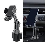 ZYWUOY Supporto per cellulare da auto, regolabile, girevole a 360°, con silicone antiscivolo per una guida sicura, adatto per la maggior parte degli smartphone e dei veicoli