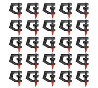 ZYWUOY Ugello a spruzzo con a microgocciolamento, 25 Pezzi per 360 ° G Tipo ugello spruzzatori Testa Rotante nebulizzazione irrigazione atomizzante, Gamma di spruzzo Circa 2,8-4 m