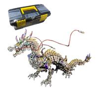 ZYX012 2030+ Pezzi 3D Metallo Meccanico Drago Modello Kit, Assemblaggio FAI DA TE Steampunk Dragon Puzzle per Adulti, Decorazione da Collezione Casa Desktop