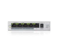 Zyxel GS1005HP Non gestito Gigabit Ethernet [10/100/1000] Supporto Power over Ethernet [PoE] Argento (GS1005-HP 5 PORT GIGABIT NEW