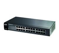 ZYXEL - ES1100-24E, No gestito, IEEE 802.1p, IEEE 802.3, IEEE 802.3af, IEEE 802.3az, IEEE 802.3u, IEEE 802.3x, 10/100 Mbps, Nero, EN 60950-1, IEC 6095