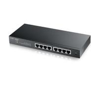 Zyxel GS-1900-8 - Switch Web Managed 8 Porte Gigabit Supporto IPV6 Vlan -Design Senza Ventole Desktop GS1900-8-EU0102F