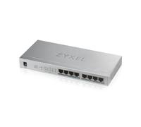 Zyxel GS1008HP Non gestito Gigabit Ethernet (10/100/1000) Supporto Power over Ethernet (PoE) Grigio