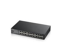 Zyxel GS1100-24E Non gestito Gigabit Ethernet [10/100/1000] Nero (ZYXEL GS1100-24 24 PORT GIGABIT - UNMANAGED SWITCH V3)
