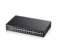 Zyxel GS1100-24E Switch di Rete Non gestito Gigabit Ethernet (10/100/1000) Nero Switch - Switch di Rete (Non gestito, Gigabit Ethernet (10/100/1000))