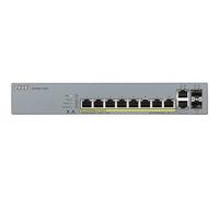 Zyxel GS1350-12HP - Interruttore Intelligente - 8 x 10/100/1000 (Poe+) + 2 x 10/100/1000 (Collegamento Montante) + 2 x Gigabit SFP (Collegamento Montante) - Desktop, Montabile su Rack - Poe+ (130