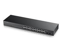 Zyxel GS1900-24, Switch di rete Smart, 24 Porte Gigabit, 2 Porte SFP, Design senza ventole, 440 x 131 x 44 cm