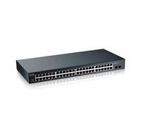 Zyxel GS1900-48-GB0102F switch di rete Gestito L2 Gigabit Ethernet [10/100/1000] Nero (GS1900-48 48-PORT GBE L2 SMART - SWITCH RACKMOUNT)