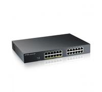 Switch di rete Zyxel GS1915-24EP 24-port GbE 12 port PoE 130 Watt 802.3at rackmount fanless Smart hybrid mode standalone or NebulaFlex Cloud [GS1915-24EP-GB0101F]