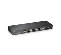 Zyxel GS1920-24V2 Gestito Gigabit Ethernet [10/100/1000] Nero (28 PORT SMART MGD GB SWITCH - WEB + CLOUDMGD USABLE)