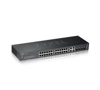 Zyxel GS2220-28-EU0101F switch di rete Gestito L2 Gigabit Ethernet [10/100/1000] Nero (GS2220-28 - 24 PORT GB L2 MGD. SWITCH)