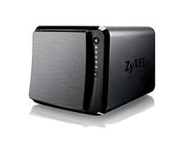 ZyXEL nas542 1.2 GHz Dual Core 1 GB 4bay NAS Server - 24TB Bundle con 4 X 6TB WD60EFRX WD Red