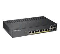 ZYXEL GS19208HPV - Switch, 10 porte, Gigabit Ethernet, RJ45/SFP, PoE
