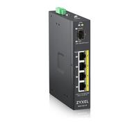 ZYXEL RGS100-5P | Switch Unmanaged Switch PoE non gestibile a 5 porte con robusto involucro IP30, ideale per l'uso esterno!