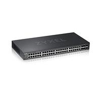 GS2220-50-EU0101F switch di rete Gestito L2 Gigabit Ethernet (10/100/1000) Nero, Interruttore Gestito, L2, Gigabit Ethernet (10/100/1000), Montaggio rack