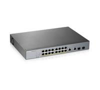 ZyXEL Switch Gestito L2 Gigabit Ethernet PoE 16 porte Grigio