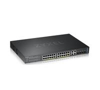 ZyXEL Switch Gigabit Ethernet Gestito L2 PoE 24 Porte Nero
