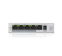 Zyxel GS1005HP Non gestito Gigabit Ethernet (10/100/1000) Argento Supporto Power over Ethernet (PoE)