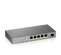 Zyxel Switch GS1350-6HP-EU0101F SWITCH MANAGED CCTV 5 PORTE GIGABIT