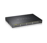 Zyxel GS2220-50HP-EU0101F switch di rete Gestito L2 Gigabit Ethernet (10/100/1000) Supporto Power over (PoE) Nero [GS2220-50HP-EU0101F] - Nouvo