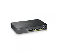 ZYXEL SWITCH MANAGED LAYER 3 LITE, 8X GB POE 180W, 2X SFP, FANLESS DESKTOP/RACK, NFLEX