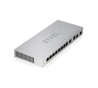 Zyxel Switch non gestito Ethernet multi-Gigabit a 12 porte | 2 x 2.5G | 2 x 10G SFP+ Fiber | 8 x porte GbE | Plug & Play | Montaggio desktop o a parete | Splitter Ethernet | Limitato XGS1010-12