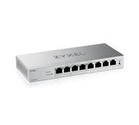 Zyxel Switch PoE 8 Porte | Switch Ethernet Gigabit Web Managed | 4 Porte PoE+ Budget 68W | QoS, Link Aggregation, VLAN, IGMP Snooping | Senza ventola | Desktop [GS1200-8HPv3]