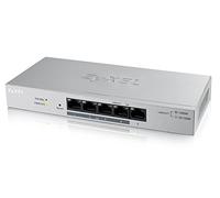 Zyxel Switch Web Managed PoE+, 5 porte Gigabit con 60 Watt Budget [GS1200-5HP]