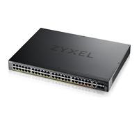 ZYXEL - Switch XGS2220-54HP Gestito L3 con 48 Porte Gigabit Ethernet (10/100/1000) 4 Porte SFP+ / 10G Ethernet (Rame) Colore Nero
