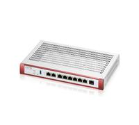 Zyxel USGFLEX200H ZyWALL Firewall di Sicurezza Informatica ad Alta Velocità | Pacchetto UTM di 1 anno | 2x Multi-Gig 2,5G | VPN | Business Class | Fino a 100 Utenti | Opzione Nebula Cloud