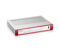 Zyxel USGFLEX50HP Firewall | 10 Utenti | PoE+ | Gold Security Pack 1 Anno | 5x Porte Gigabit (1x PoE+ 30W), 2 Gbps SPI Throughput, Senza Ventola, Porta Console RJ-45, IPSec/SSL VPN, IPS, Anti-Malware