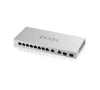 Zyxel XGS1010-12-ZZ0102F switch di rete Non gestito Gigabit Ethernet [10/100/1000] Grigio (XGS1010-12 MULTIGIG V2 - 10-PORT UNMAN. MULTIGIG SWITCH) - Nouvo