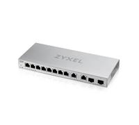 Zyxel XGS1210-12 - Switch Unmanaged Plus 8 Porte Gigabit 2 2.5GBE 2PORTE Sfp+ 10GBE Easy Management Per Vlan Qos Design Senza XGS1210-12-ZZ0102F