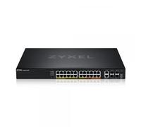 Zyxel 24-port PoE Gigabit Nebula Cloud Managed/L3 Switch di accesso, 16 x PoE+ & 10 x PoE++ @400W, 6 10G Uplink (2 Copper/4 SFP+) [XGS2220-30HP]