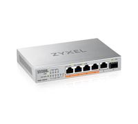 Zyxel XMG-105HP Connessione Ethernet 2,5G (100/1000/2500) non gestita, con supporto di Power over Ethernet (PoE) Argento - Nouvo