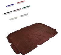 ZYXQQJ Copertura Per Altalena Hollywood 249x185x18cm Impermeabile Universale Tetto Di Ricambio Per Dondolo Da Giardino Telo Oxford(Coffee,74.8x52in-190x132cm)